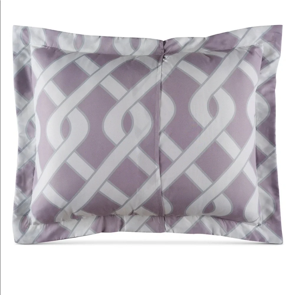 New 8pc Reversible Queen Comforter Set